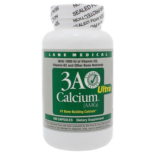 3A Calcium (AAACa) 180 caps Lane Medical