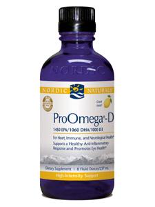 ProOmega-D Liquid w/Lemon 8 oz Nordic Naturals