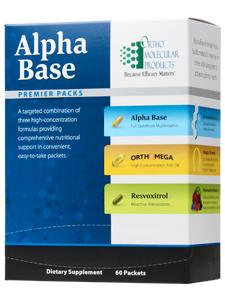 Alpha Base Premier Packs - 60 CT Ortho Molecular