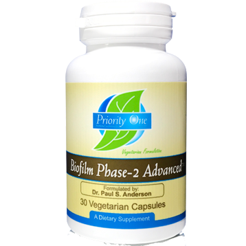 Biofilm Phase-2 Advanced 30 vegcaps Priority One Vitamins