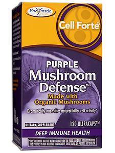 Cell Forte Purple Mushroom Def 120 Caps Enzymatic Therapy