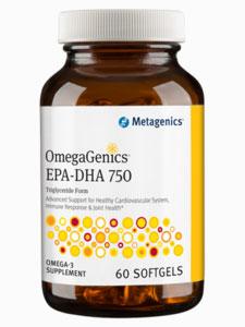 OmegaGenics EPA-DHA 750 60gels Metagenics