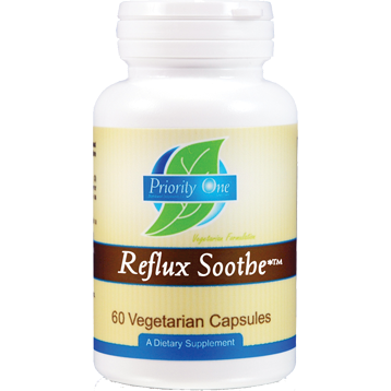 Reflux Soothe 60 vegcaps Priority One Vitamins
